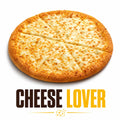 Cheese Lover Pizza with golden crust, premium mozzarella cheese